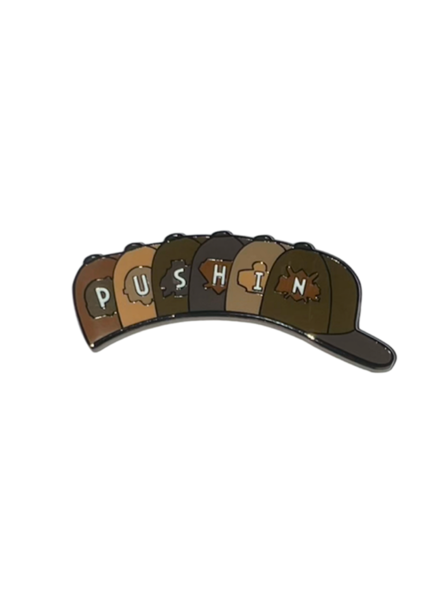 *Pushin HatClip Pin (Browns)